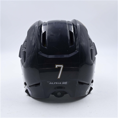 Sam Craggs - Toledo Walleye - Team-Issued Navy, Warrior Helmet - 2025 Warrior/ECHL Hockey Heritage Classic - Autographed