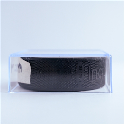 Jamie Drysdale - Philadelphia Flyers - Goal Puck - January 11, 2025 vs. Anaheim Ducks (Flyers Logo)