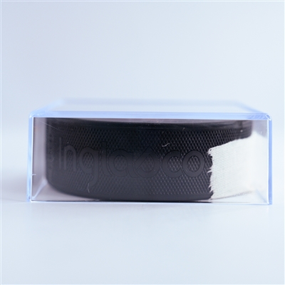 Jamie Drysdale - Philadelphia Flyers - Goal Puck - January 11, 2025 vs. Anaheim Ducks (Flyers Logo)