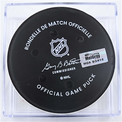 Pierre-Luc Dubois - Washington Capitals - Goal Puck - February 1, 2025 vs. Winnipeg Jets (Capitals' 50th Anniversary Logo)