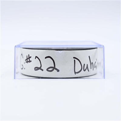 Brandon Duhaime - Washington Capitals - Goal Puck - January 14, 2025 vs. Anaheim Ducks (Capitals' 50th Anniversary Logo)