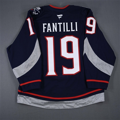 Adam Fantilli - Navy Photo Shoot-Worn Jersey - 2025 Stadium Series