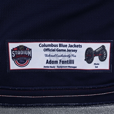 Adam Fantilli - Navy Photo Shoot-Worn Jersey - 2025 Stadium Series