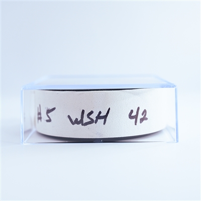 Martin Fehervary - Washington Capitals - Goal Puck - January 2, 2025 vs. Minnesota Wild (Capitals' 50th Anniversary Logo)