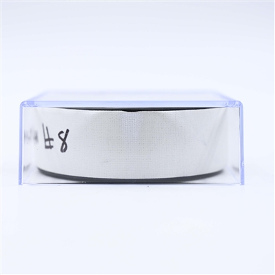 Conor Garland - Vancouver Canucks - Goal Puck - January 8, 2025 vs. Washington Capitals (Capitals' 50th Anniversary Logo)