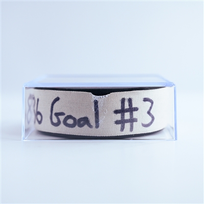 Jack Hughes - New Jersey Devils - Goal Puck - January 11, 2025 vs. Tampa Bay Lightning (Devils Logo)
