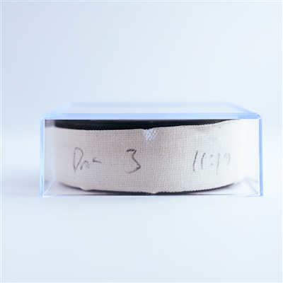 Wyatt Johnston - Dallas Stars - Goal Puck - January 9, 2025 vs. Philadelphia Flyers (Flyers Logo)