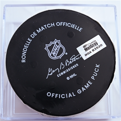 Chris Kreider - New York Rangers - Goal Puck - January 4, 2025 vs. Washington Capitals (Capitals' 50th Anniversary Logo)