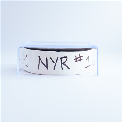 Chris Kreider - New York Rangers - Goal Puck - January 4, 2025 vs. Washington Capitals (Capitals' 50th Anniversary Logo)