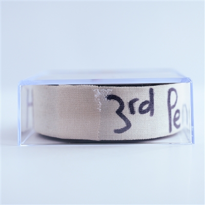 Nikita Kucherov - Tampa Bay Lightning - Goal Puck - January 11, 2025 vs. New Jersey Devils (Devils Logo)