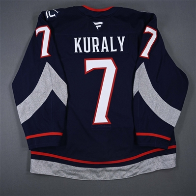 Sean Kuraly - Navy w/A Photo Shoot-Worn Jersey - 2025 Stadium Series