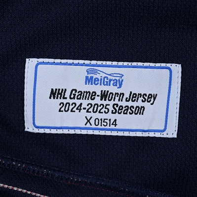 Sean Kuraly - Navy w/A Photo Shoot-Worn Jersey - 2025 Stadium Series