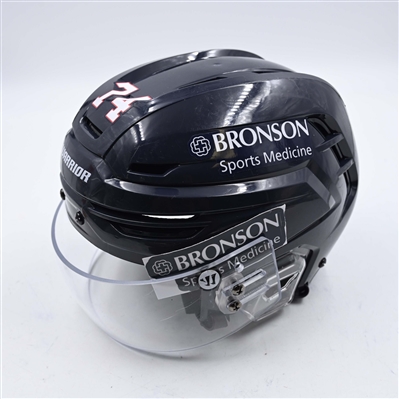 Blake Christensen - Kalamazoo Wings - Team-Issued Navy, Warrior Helmet - 2025 Warrior/ECHL Hockey Heritage Classic - Autographed
