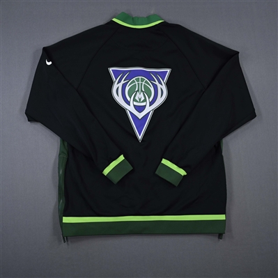 Jordan Nwora - Milwaukee Bucks - Game-Issued City Edition Jacket  - 2021-22 NBA Season