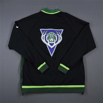 Bobby Portis - Milwaukee Bucks - Game-Issued City Edition Jacket  - 2021-22 NBA Season