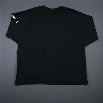 Thanasis Antetokounmpo - Milwaukee Bucks - Game-Issued City Edition Long-Sleeved Shooting Shirt  - 2021-22 NBA Season