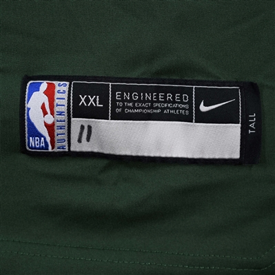 Brook Lopez - Milwaukee Bucks - Game-Issued City Edition Long-Sleeved Shooting Shirt  - 2021-22 NBA Season