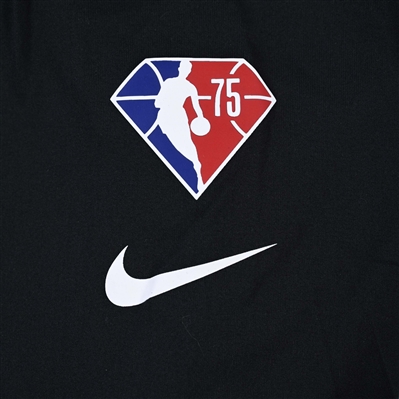 Sandro Mamukelashvili - Milwaukee Bucks - Game-Issued City Edition Long-Sleeved Shooting Shirt  - 2021-22 NBA Season