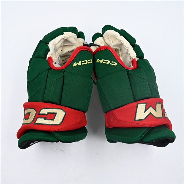 Joel Eriksson Ek - Game-Worn CCM Gloves - 2024-25 NHL Season