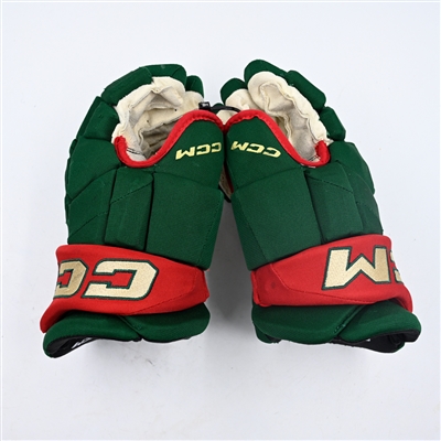 Joel Eriksson Ek - Game-Worn CCM Gloves - 2024-25 NHL Season