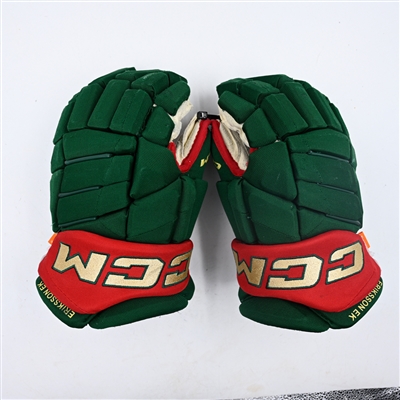 Joel Eriksson Ek - Game-Worn CCM Gloves - 2024-25 NHL Season