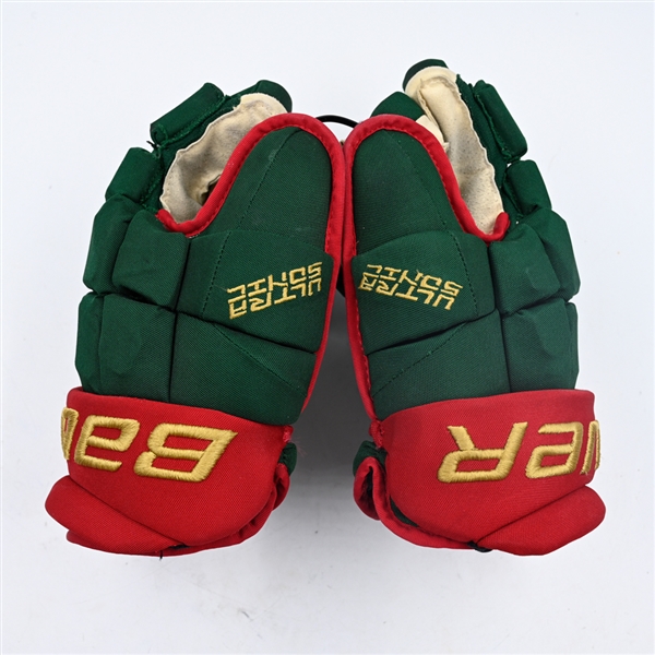 Marcus Johansson - Game-Worn Bauer Supreme Ultrasonic Gloves - 2023-24 NHL Season