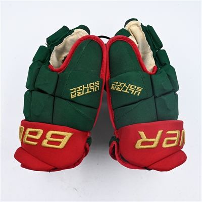 Marcus Johansson - Game-Worn Bauer Supreme Ultrasonic Gloves - 2023-24 NHL Season