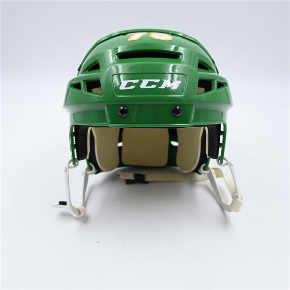 Ryan Reaves - Game-Worn Green Third, CCM Helmet - 2022-23 NHL Season