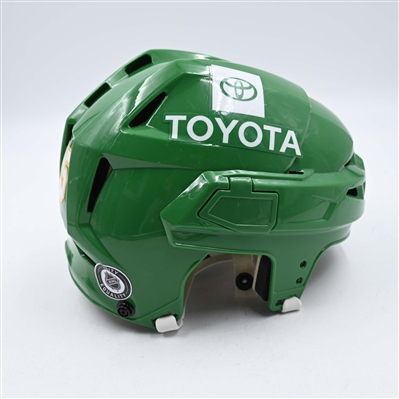 Ryan Reaves - Game-Worn Green Third, CCM Helmet - 2022-23 NHL Season