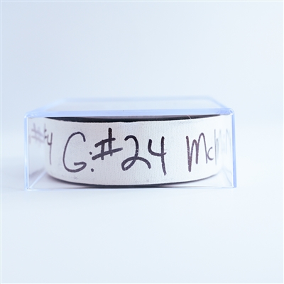Connor McMichael - Washington Capitals - Goal Puck - January 4, 2025 vs. New York Rangers (Capitals' 50th Anniversary Logo)