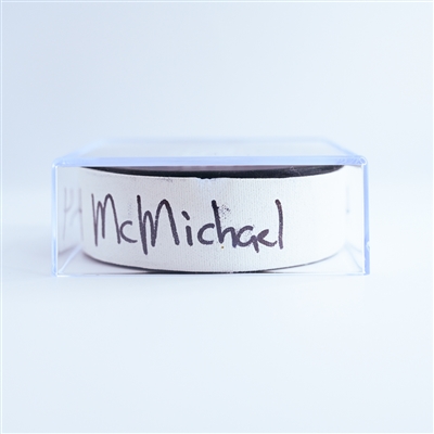 Connor McMichael - Washington Capitals - Goal Puck - January 4, 2025 vs. New York Rangers (Capitals' 50th Anniversary Logo)