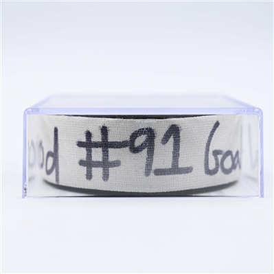 Dawson Mercer - New Jersey Devils - Goal Puck - January 22, 2025 vs. Boston Bruins (Devils Logo)