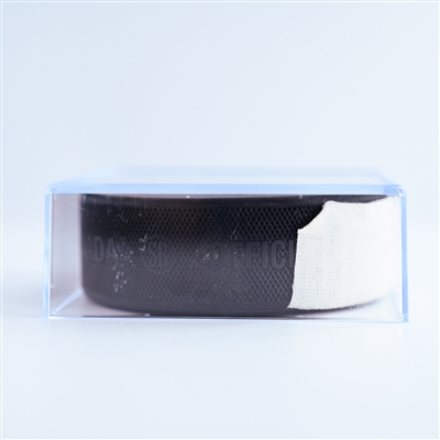 Matvei Michkov - Philadelphia Flyers - Goal Puck - January 11, 2025 vs. Anaheim Ducks (Flyers Logo)