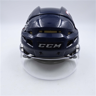 Mathieu Olivier - Navy, CCM Helmet w/ Bauer Shield - 2025 Stadium Series