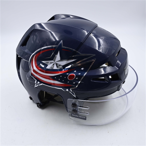 Mathieu Olivier - Navy, CCM Helmet w/ Bauer Shield - 2025 Stadium Series