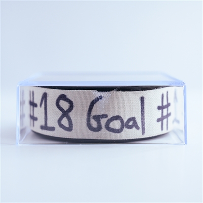 Ondrej Palat - New Jersey Devils - Goal Puck - January 11, 2025 vs. Tampa Bay Lightning (Devils Logo)