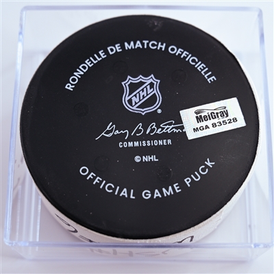 Aliaksei Protas - Washington Capitals - Goal Puck - January 4, 2025 vs. New York Rangers (Capitals' 50th Anniversary Logo)