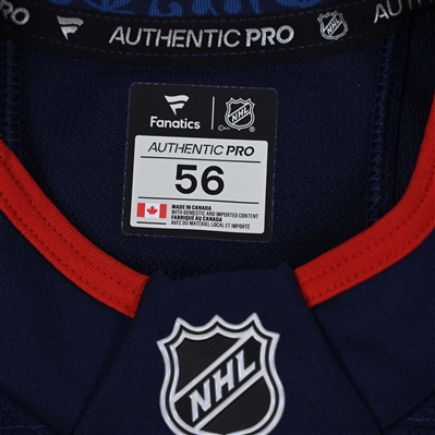 Cole Sillinger - Navy Photo Shoot-Worn Jersey - 2025 Stadium Series