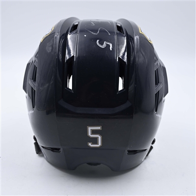 Jalen Smereck - Toledo Walleye - Team-Issued Navy, Warrior Helmet - 2025 Warrior/ECHL Hockey Heritage Classic - Autographed