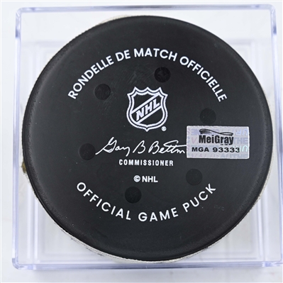 Steven Stamkos - Nashville Predators - Goal Puck - January 18, 2025 vs. Minnesota Wild (Predators Logo)