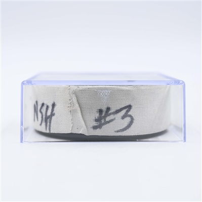 Steven Stamkos - Nashville Predators - Goal Puck - January 18, 2025 vs. Minnesota Wild (Predators Logo)