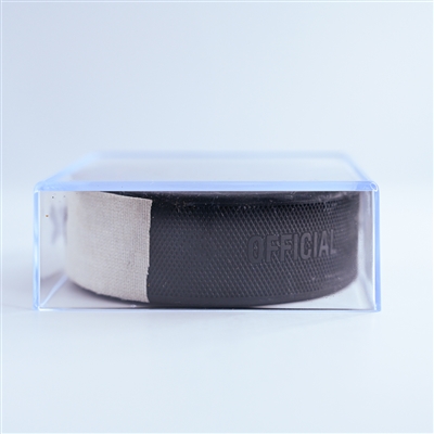Owen Tippett - Philadelphia Flyers - Goal Puck - January 11, 2025 vs. Anaheim Ducks (Flyers Logo)
