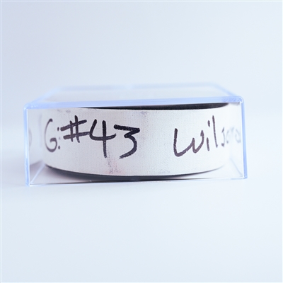 Tom Wilson - Washington Capitals - Goal Puck - January 4, 2025 vs. New York Rangers (Capitals' 50th Anniversary Logo)