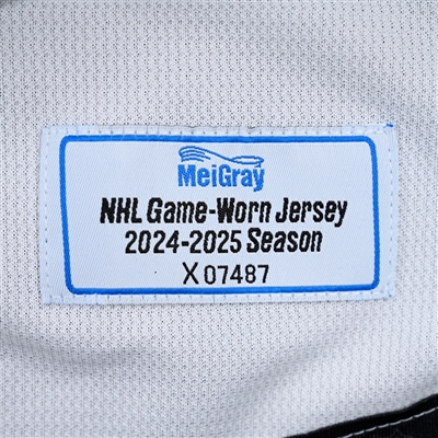 Dante Fabbro - White Practice-Worn Jersey - 2025 Stadium Series