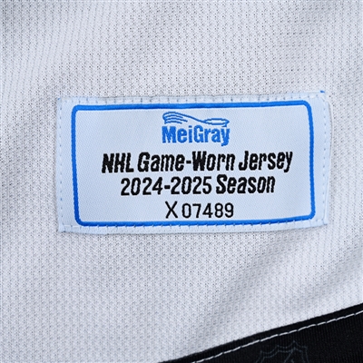 Adam Fantilli - White Practice-Worn Jersey - 2025 Stadium Series
