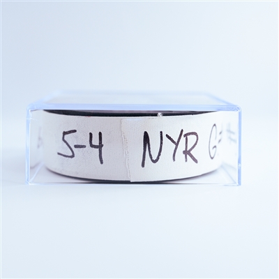 Mika Zibanejad - New York Rangers - Goal Puck - January 4, 2025 vs. Washington Capitals (Capitals' 50th Anniversary Logo)