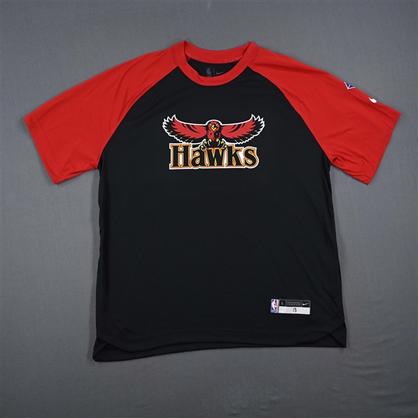 Bogdan Bogdanovic - Atlanta Hawks - Game-Issued City Edition Short-Sleeved Shooting Shirt  - 2021-22 NBA Season