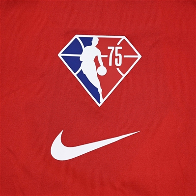 Timothe Lawawu-Cabarrot - Atlanta Hawks - Game-Issued City Edition Long-Sleeved Shooting Shirt  - 2021-22 NBA Season