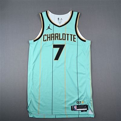 Damion Baugh - Charlotte Hornets - City Edition Jersey - Worn 4/9/2025 - 2024-25 NBA Season