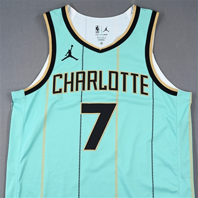 Damion Baugh - Charlotte Hornets - City Edition Jersey - Worn 4/9/2025 - 2024-25 NBA Season